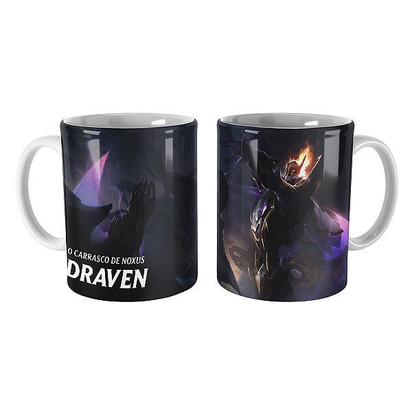 Caneca Draven Reinos Mech League of Legends Lol