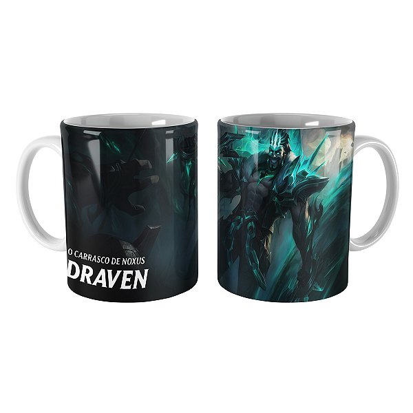 Caneca Draven Destruído League of Legends Lol