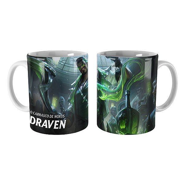 Caneca Draven Galante League of Legends Lol