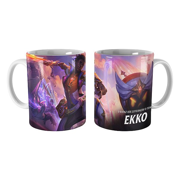 Caneca Ekko Guardião Estelar League of Legends Lol