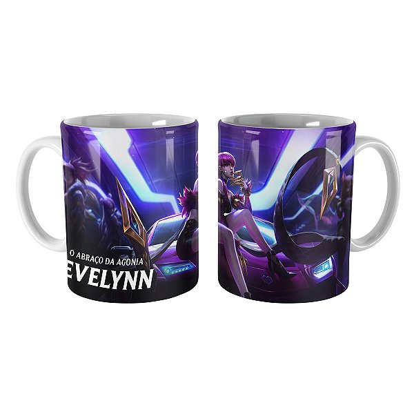 Caneca Evelynn K/DA League of Legends Lol