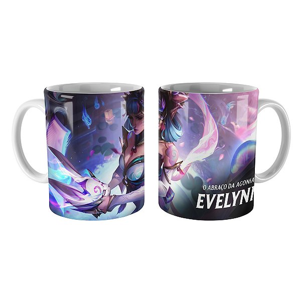 Caneca Evelynn Florescer Espiritual League of Legends Lol