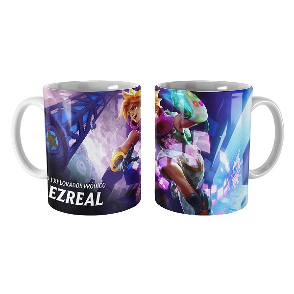 Caneca Ezreal Fliperama League of Legends Lol