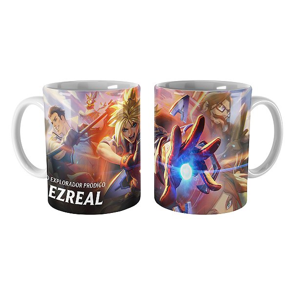 Caneca Ezreal Academia de Batalha League of Legends Lol