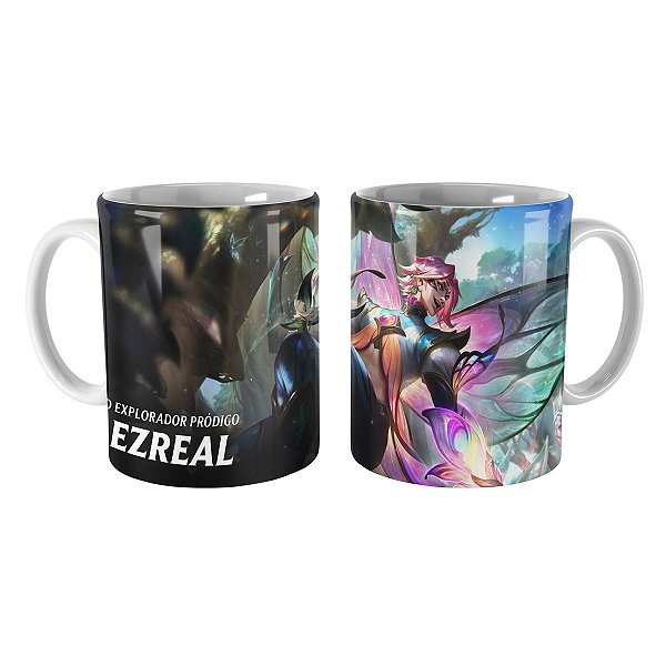 Caneca Ezreal Corte das Fadas League of Legends Lol