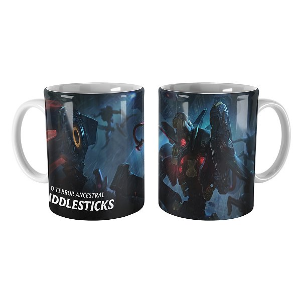 Caneca Fiddlesticks Pretoriano League of Legends Lol