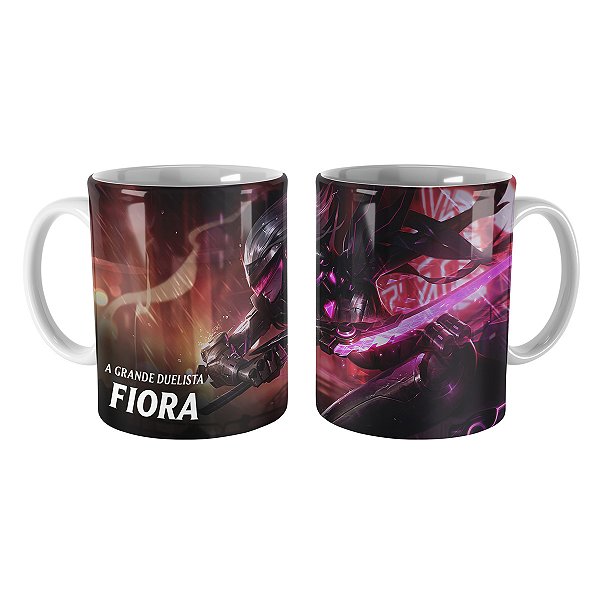 Caneca PROJETO: Fiora League of Legends Lol