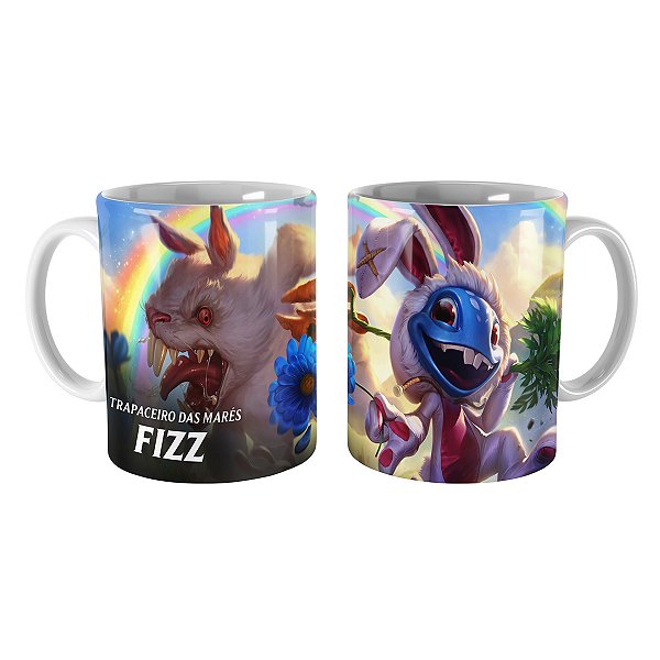 Caneca Fizz Pelo Branquinho League of Legends Lol