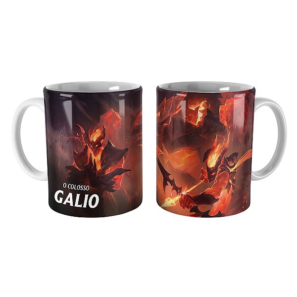 Caneca Galio Infernal League of Legends Lol