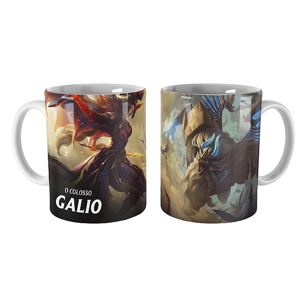 Caneca Galio Guardião Dracônico League of Legends Lol