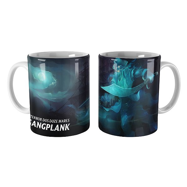 Caneca Gangplank Fantasma League of Legends Lol