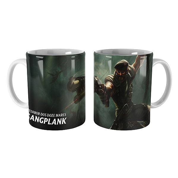 Caneca Gangplank Forças Especiais League of Legends Lol