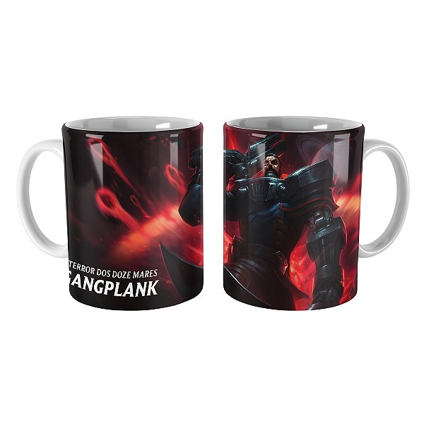 Caneca Gangplank Nova Temível League of Legends Lol