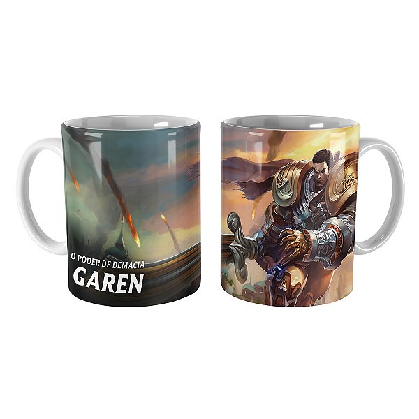 Caneca Garen Legião do Deserto League of Legends Lol