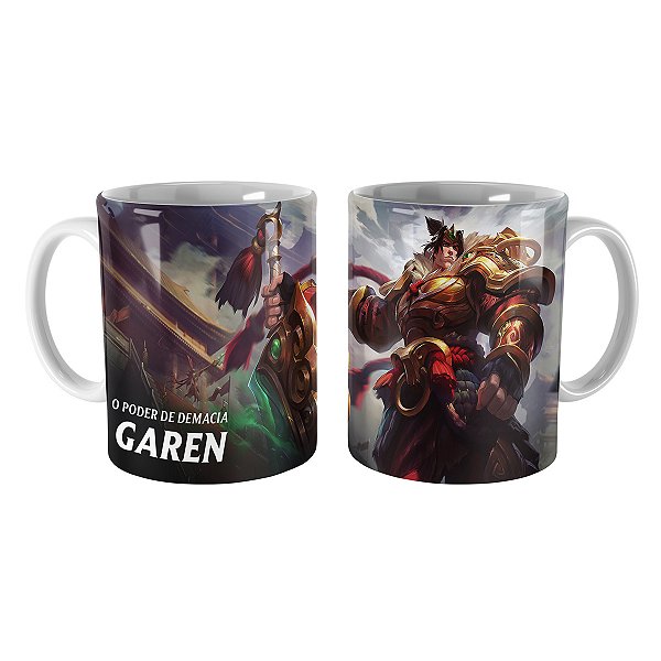 Caneca Garen Reinos Combatentes League of Legends Lol