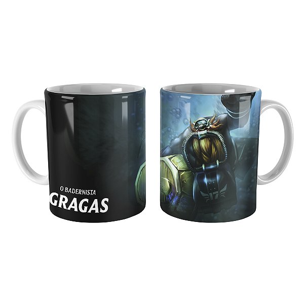 Caneca Gragas Mergulhador League of Legends Lol