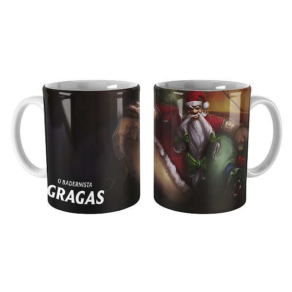 Caneca Gragas Noel League of Legends Lol