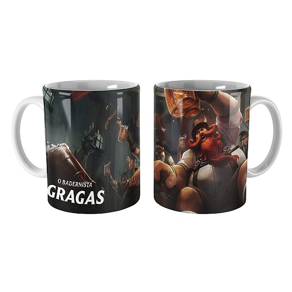 Caneca Gragas Oktoberfest League of Legends Lol