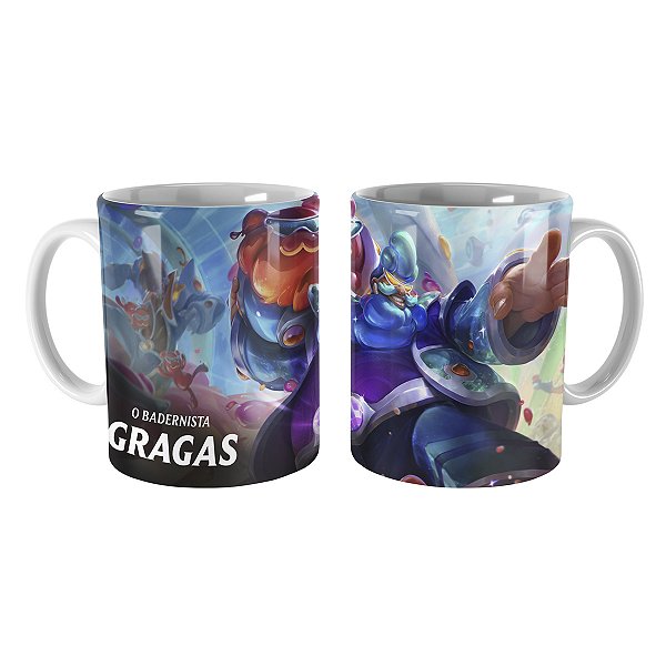 Caneca Gragas Embalos no Espaço League of Legends Lol