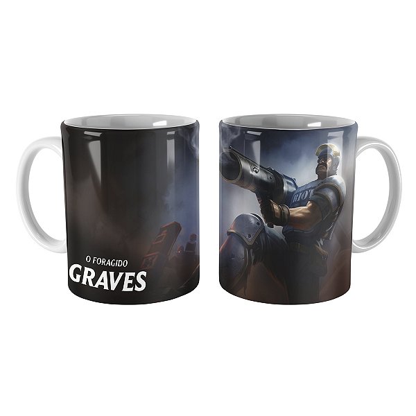 Caneca Riot Graves League of Legends Lol