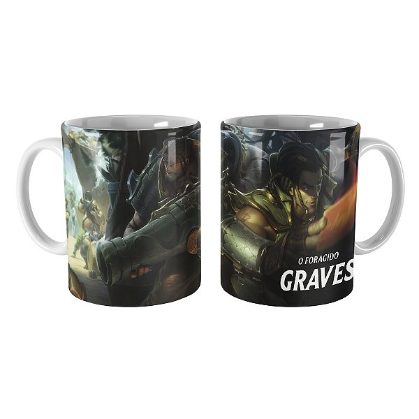 Caneca Graves Degolador League of Legends Lol
