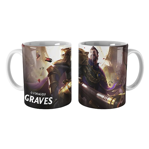 Caneca Graves Vitorioso League of Legends Lol