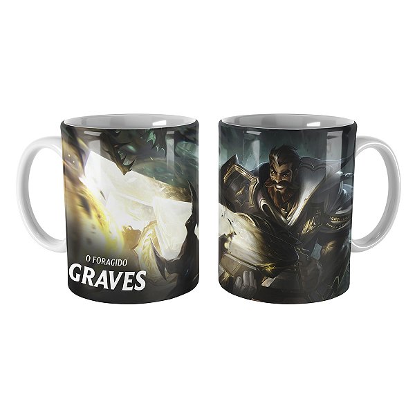 Caneca Graves Sentinela League of Legends Lol