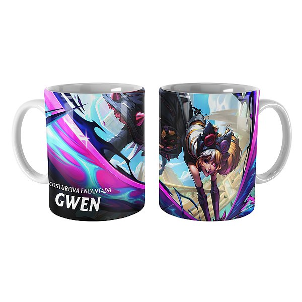 Caneca Gwen Soul Fighter League of Legends Lol
