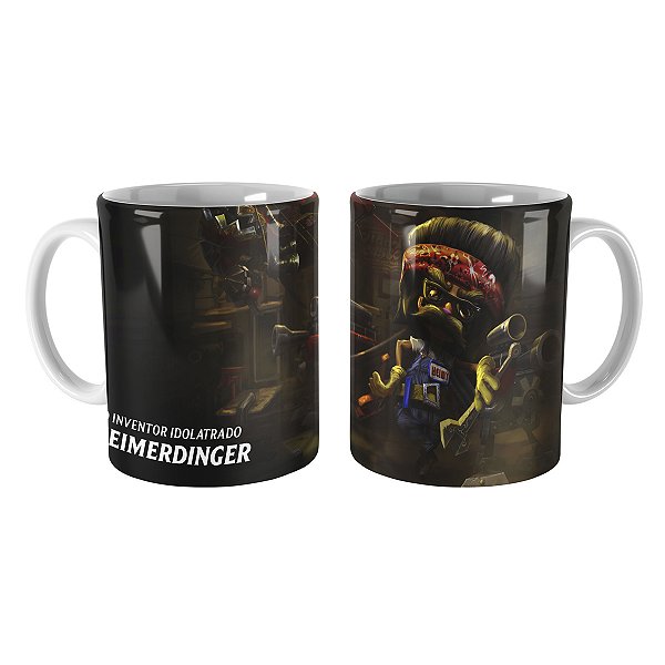 Caneca Heimerdinger Tunando em Piltover League of Legends