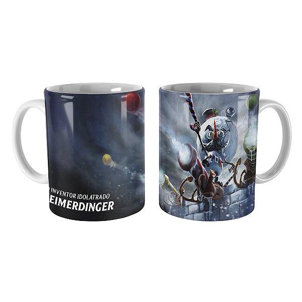 Caneca Heimerdinger Boneco de Neve League of Legends Lol