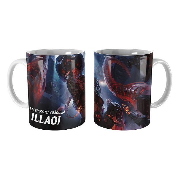 Caneca Illaoi da Resistência League of Legends Lol