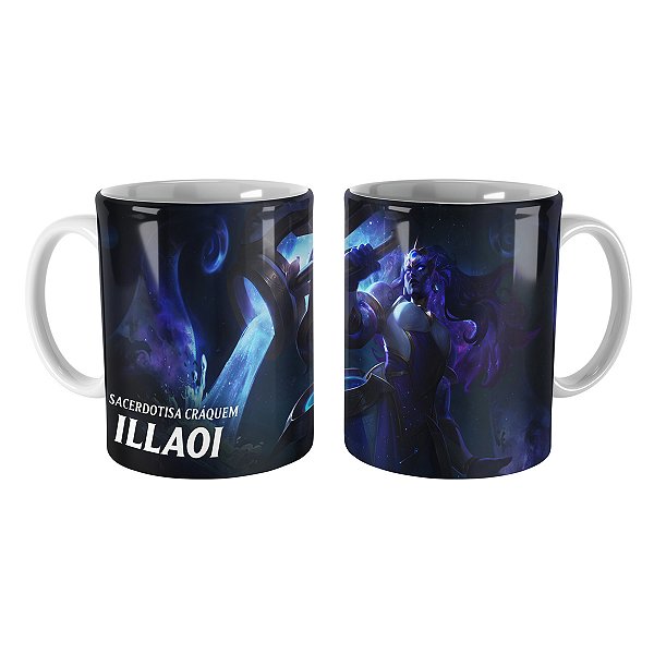 Caneca Illaoi Evocadora Cósmica League of Legends Lol
