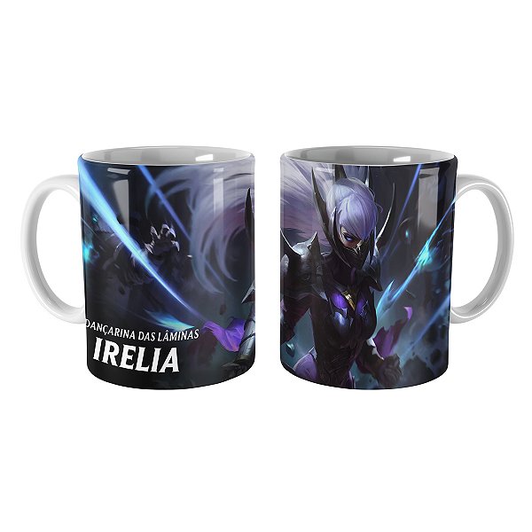 Caneca Irelia Lâminas Noturnas League of Legends Lol