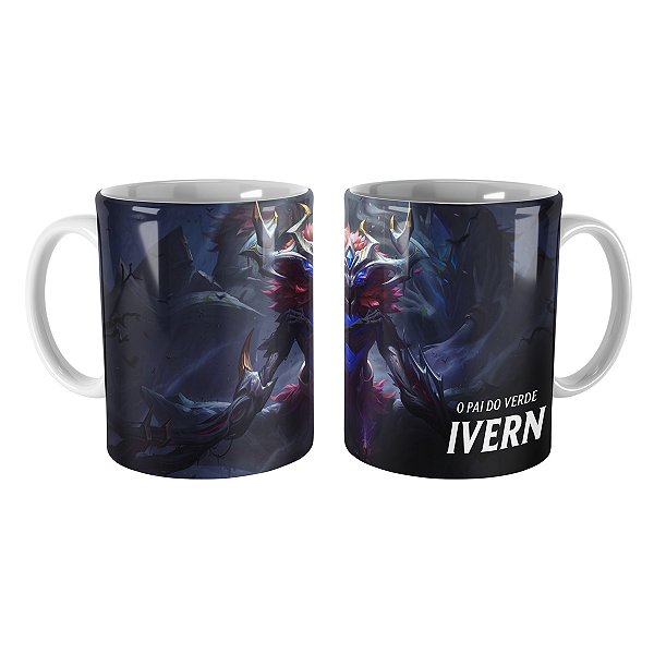 Caneca Ivern Deus Antigo League of Legends Lol
