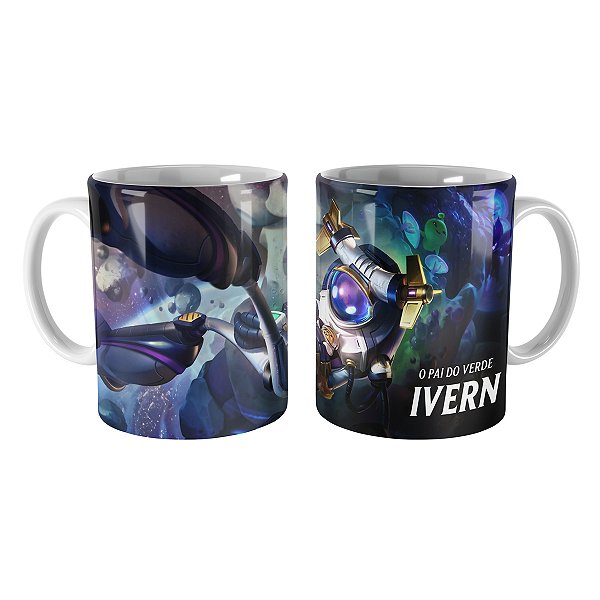 Caneca Ivern Astronauta League of Legends Lol