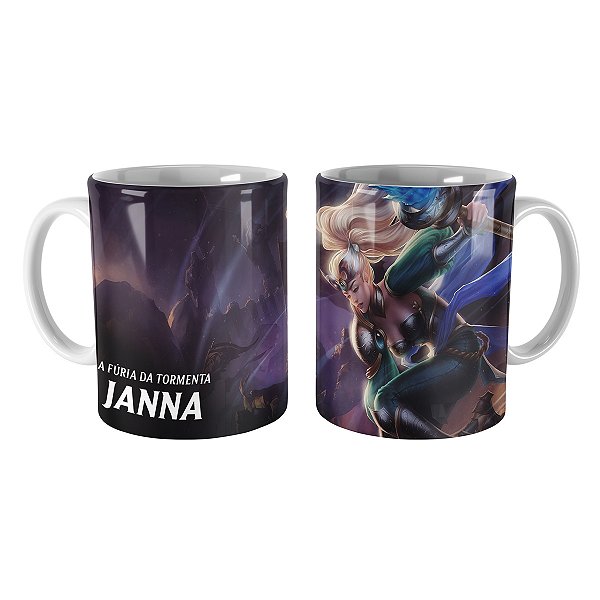 Caneca Janna Vitoriosa League of Legends Lol