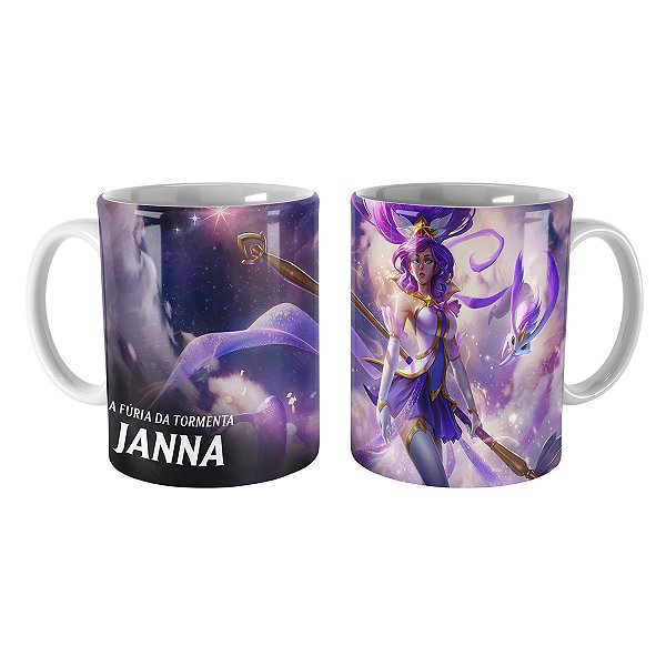 Caneca Janna Guardiã Estelar League of Legends Lol