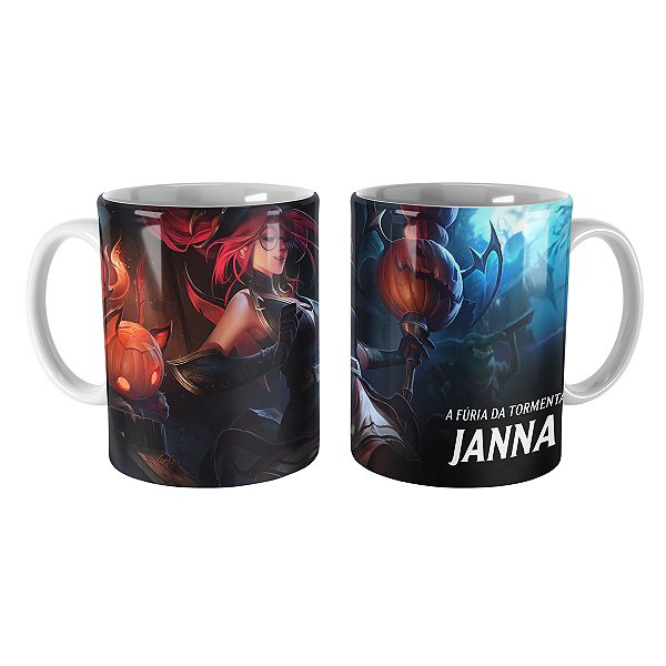 Caneca Janna Feiticeira League of Legends Lol