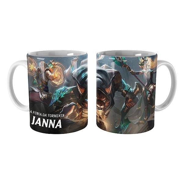 Caneca Janna Guardiã das Areias League of Legends Lol