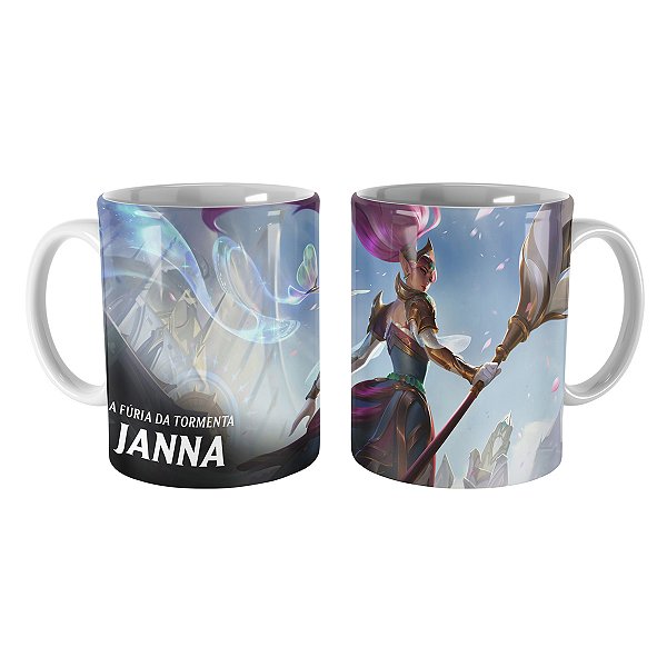 Caneca Janna Rainha de Batalha League of Legends Lol