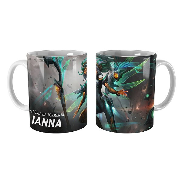 Caneca Janna Aura Cibernética League of Legends Lol