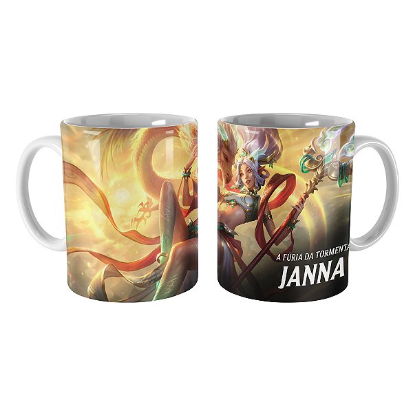 Caneca Janna Escamas Celestiais League of Legends Lol