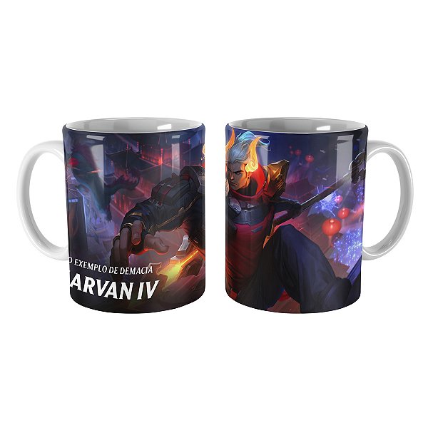 Caneca Jarvan IV Fera Lunar League of Legends Lol