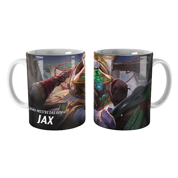 Caneca Jax Pescador League of Legends Lol