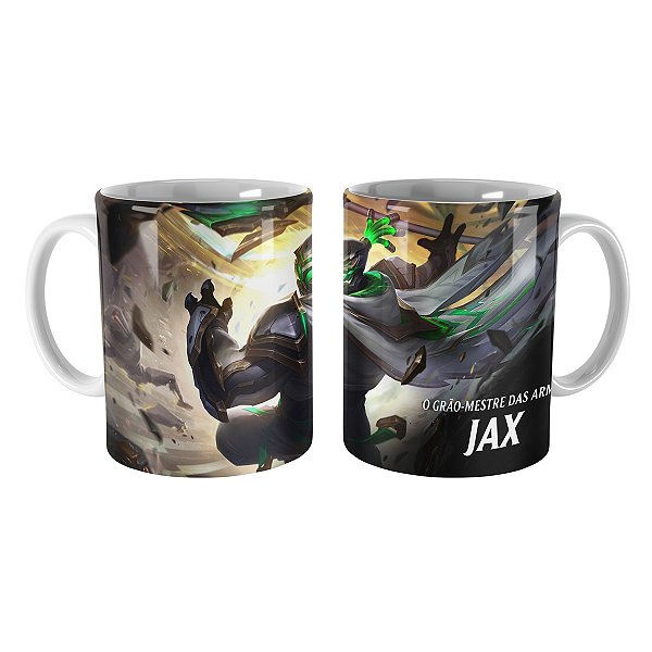 Caneca Jax Conquistador de Prestígio League of Legends Lol