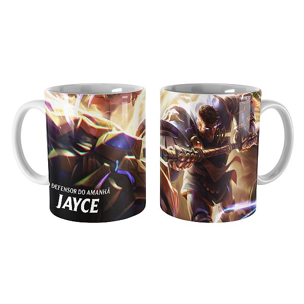Caneca Jayce, o Martelo Iluminado League of Legends Lol