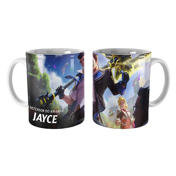 Caneca Jayce Academia de Batalha League of Legends Lol
