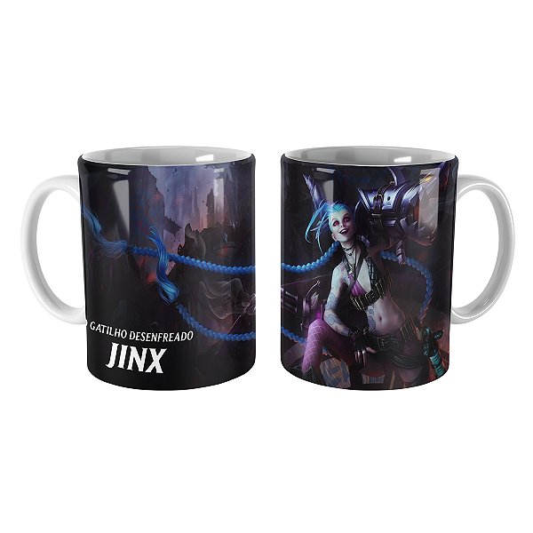 Caneca Jinx League of Legends Lol