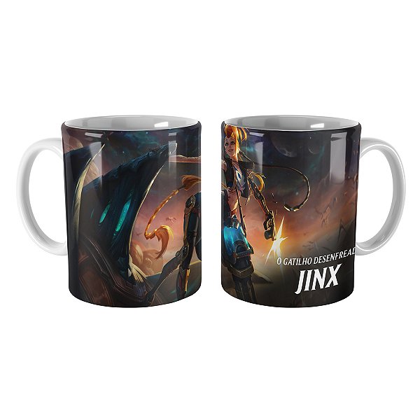Caneca Jinx Odisseia League of Legends Lol