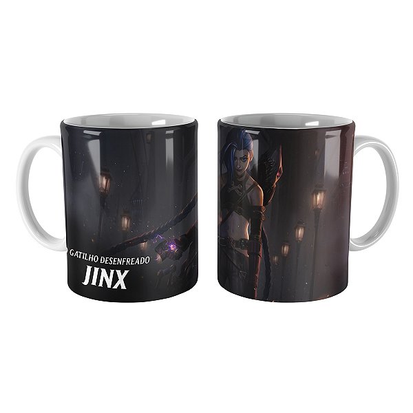 Caneca Jinx Arcane League of Legends Lol